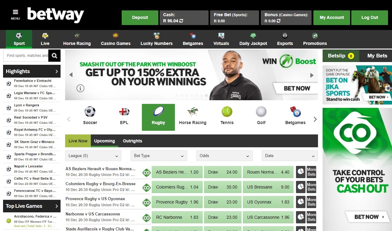 Poll: How Much Do You Earn From betway casino south africa?