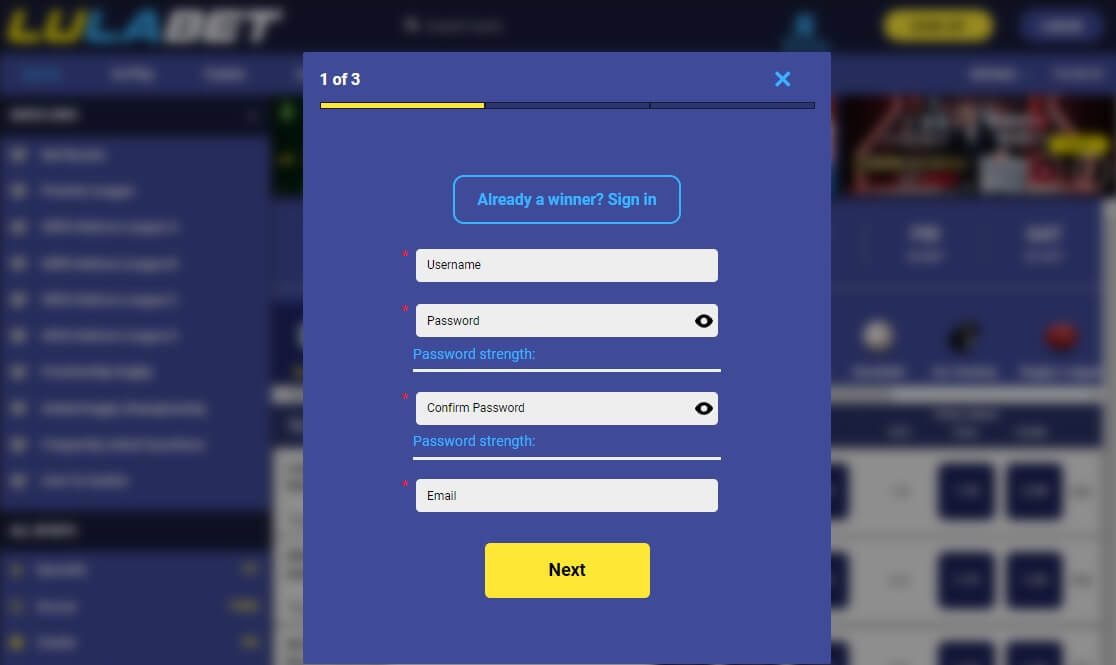 Lulabet Register Guide - The Gambler