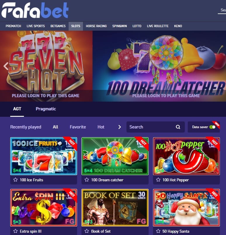 Fafabet login
