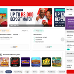 Virgin Bet South Africa homepage and sportsbook interface
